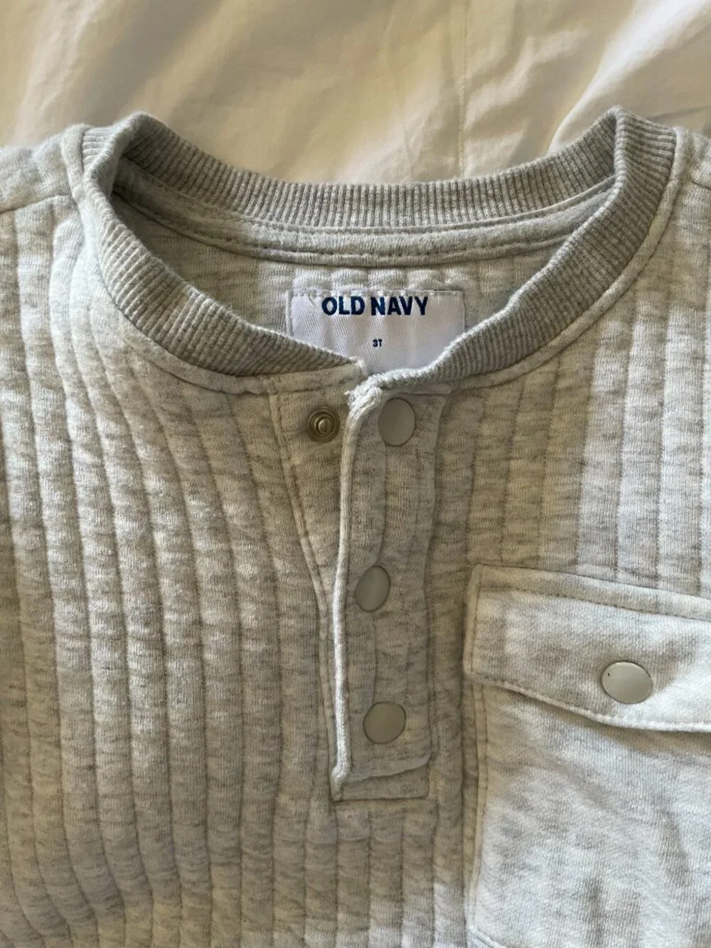 Long-sleeve henley shirt/sweatshirt - 3T - Old Navy